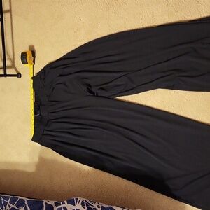 Cider Black Wide-Leg Pants